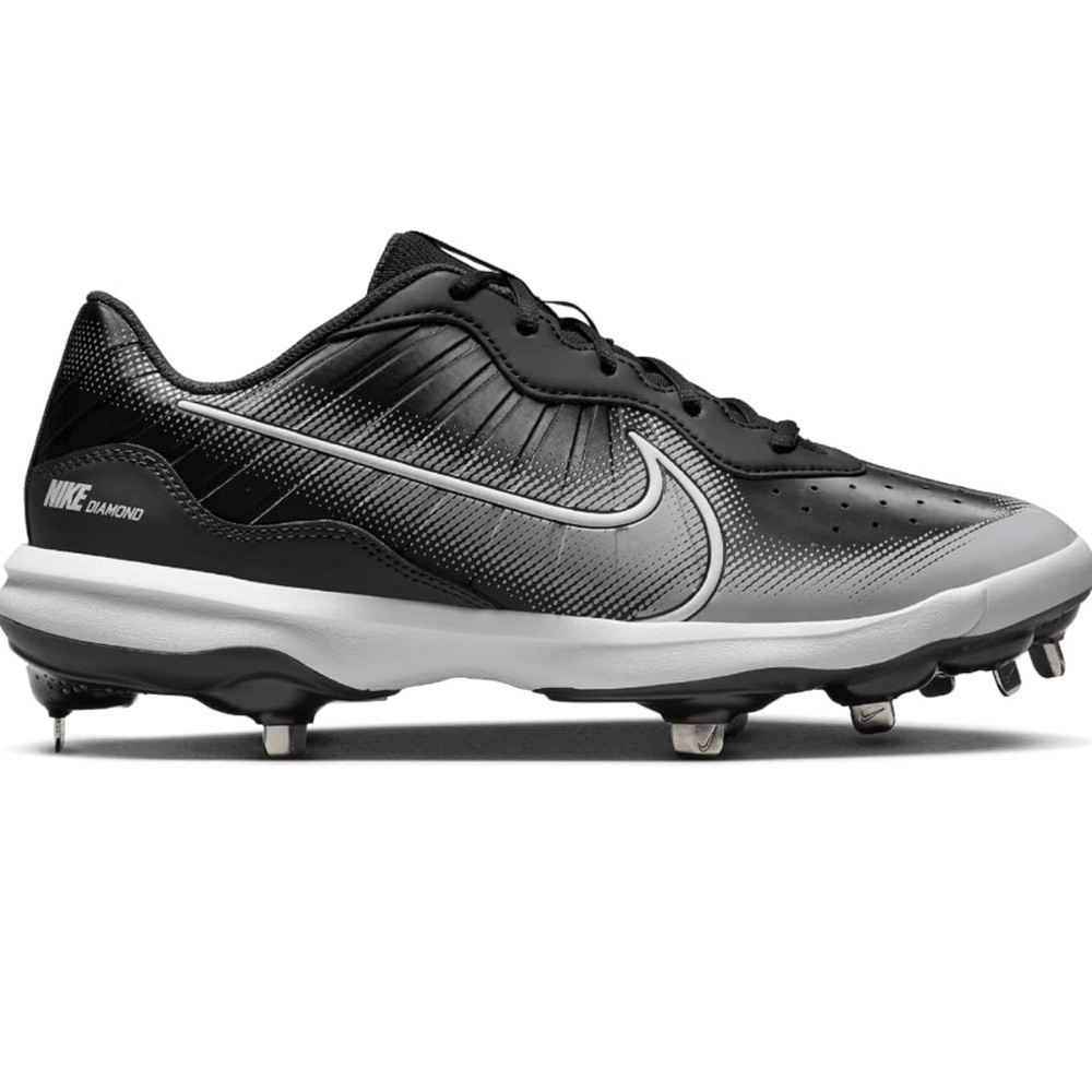 Nike Alpha Huarache Varsity 4 Low Metal Men's Size 15 Baseball Cleats DJ6516-010